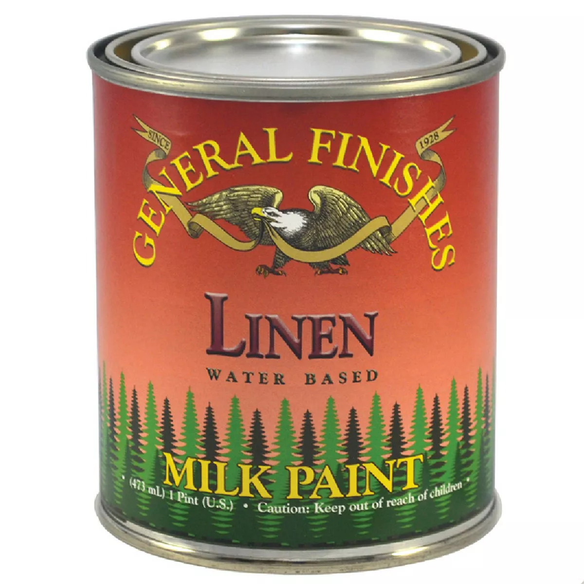 General Finishes Linen Satin Milk Paint, 1 Pt., 196-497