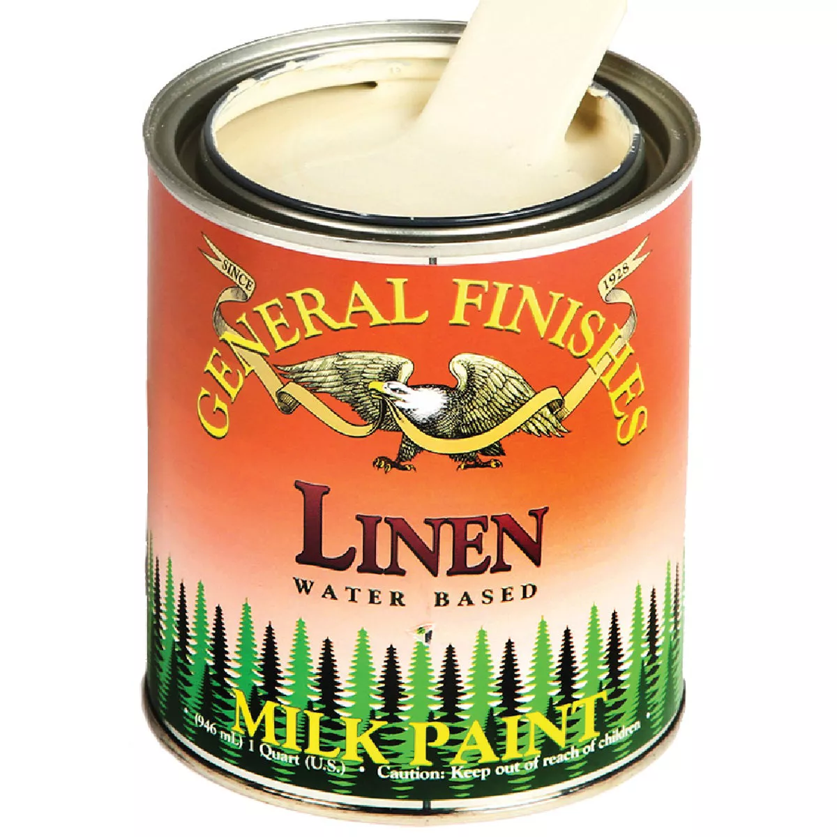 General Finishes Linen Satin Milk Paint, 1 Qt., 196-498