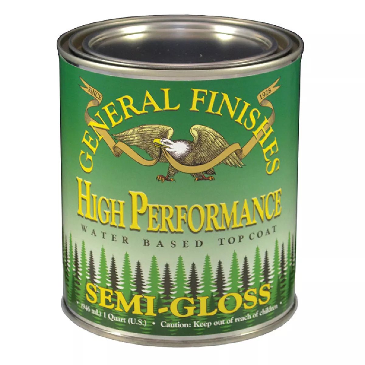 General Finishes High Performance Semi-Gloss Interior Polyurethane, 1 Qt., 195-872