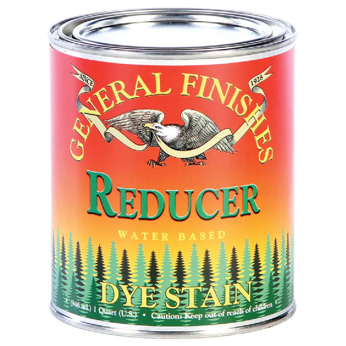 General Finishes Water Based Dye Reducer Interior Stain, 1 Pt., 196-455