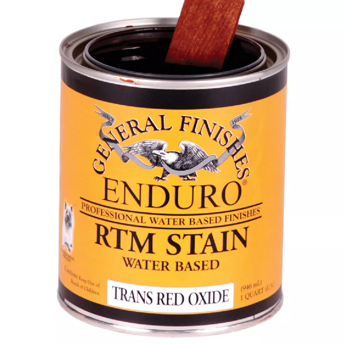 General Finishes Enduro Trans Red Oxide Interior Stain, 1 Qt., 196-659