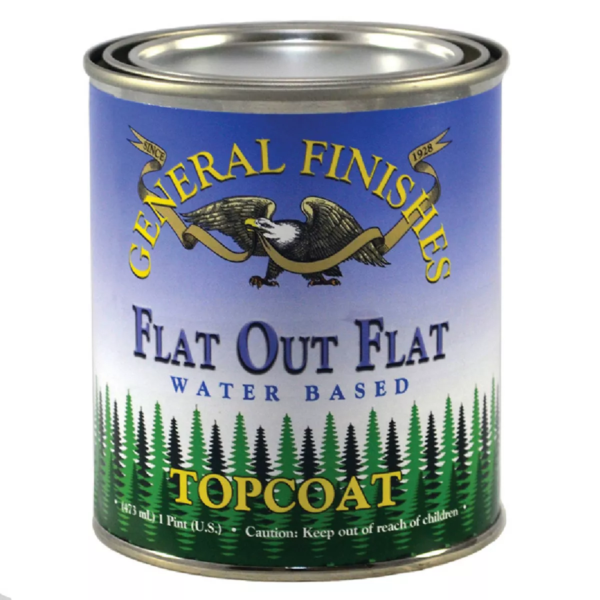 General Finishes High Performance Flat Interior Polyurethane, Pt., 196-604