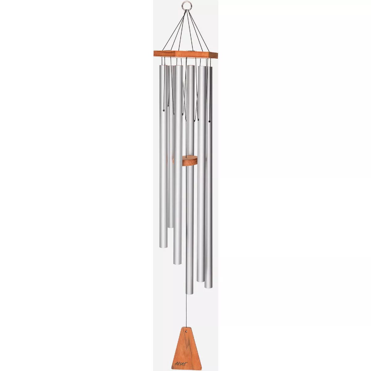 Wind River Arias 44 In. Silver 6-Tube Wind Chime
