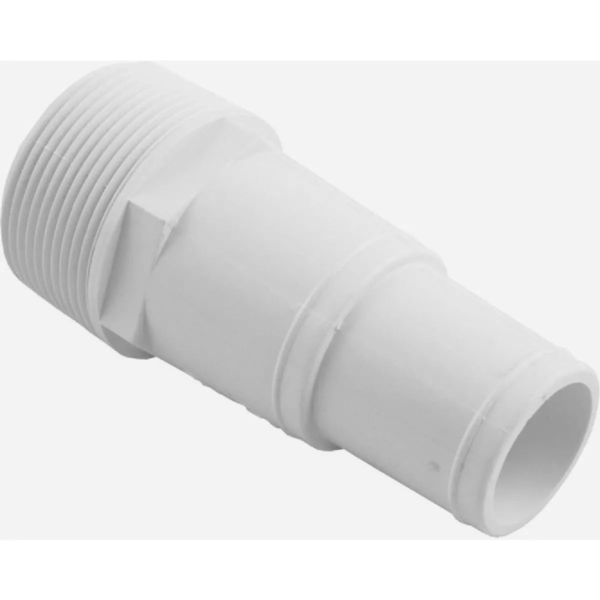 Super-Pro 1-1/2 In. MPT White Hose Adapter Combo