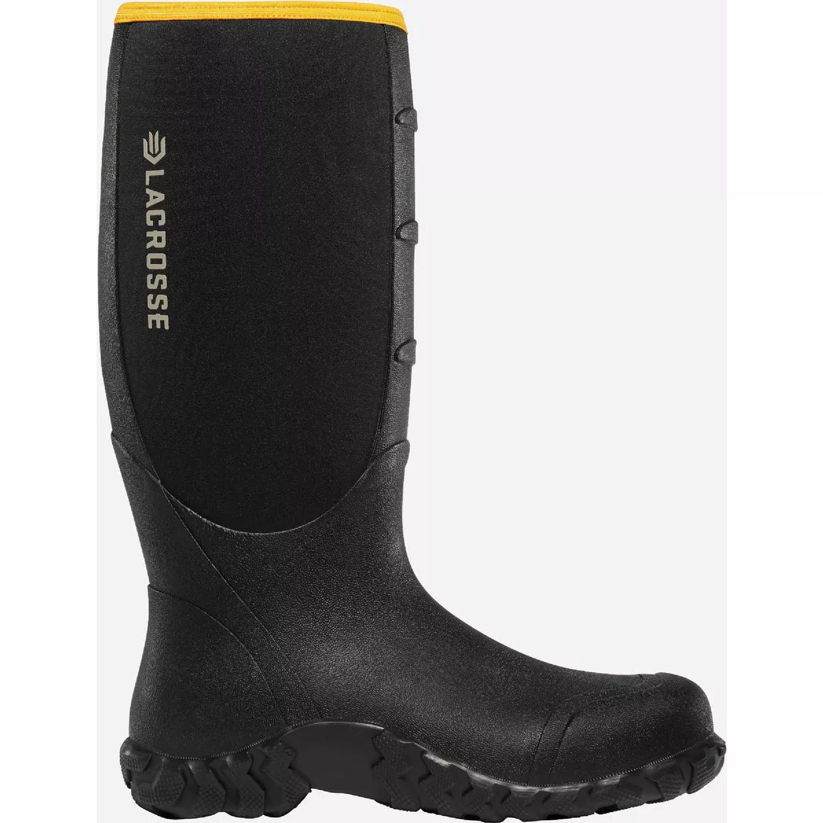LaCrosse Alpha Lite Men's 16 In. Black Rubber Boot, Size 9
