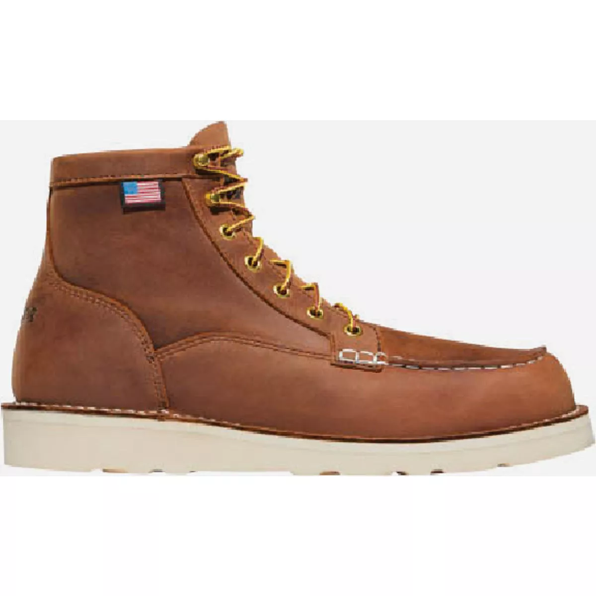Danner Bull Run Men's 6 In. Tobacco Moc Toe Boot, Size 8 D