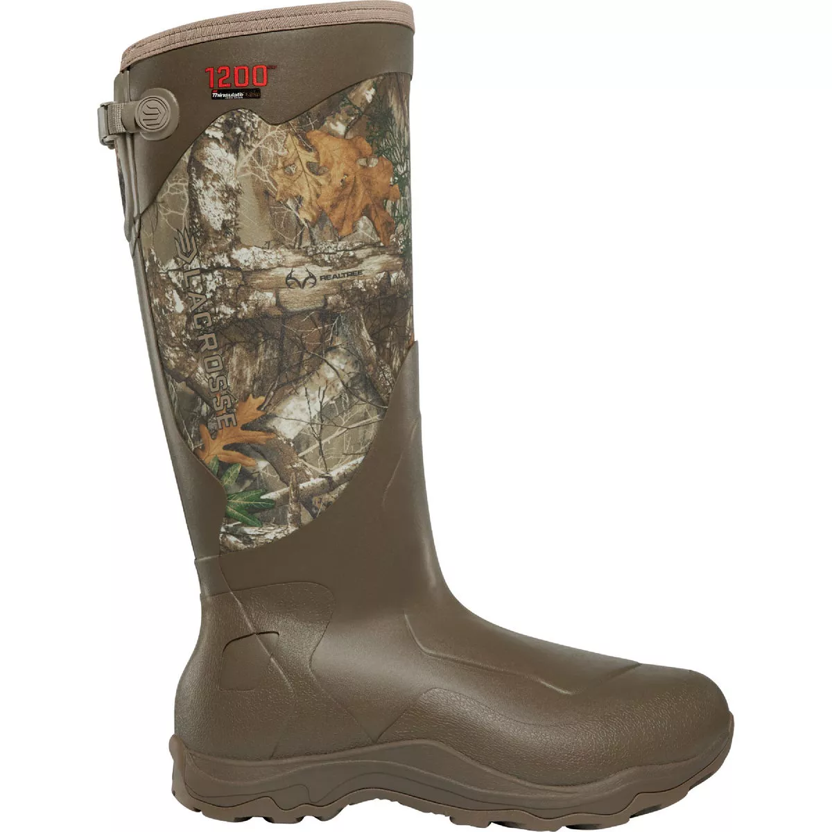 LaCrosse Alpha Agility Men's 17 In. Realtree Edge 1200G Thinsulate Ultra Insulated Hunting Boot, Size 9