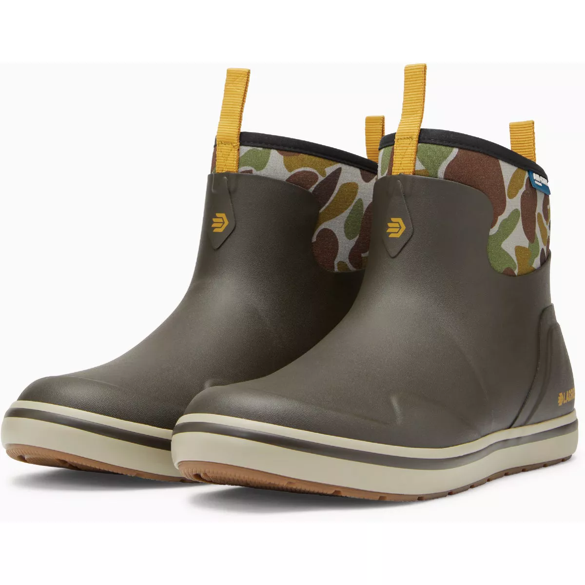 LaCrosse Alpha Men's 6 In. Black Olive/Camo Deck Boot, Size 12 - photo 2