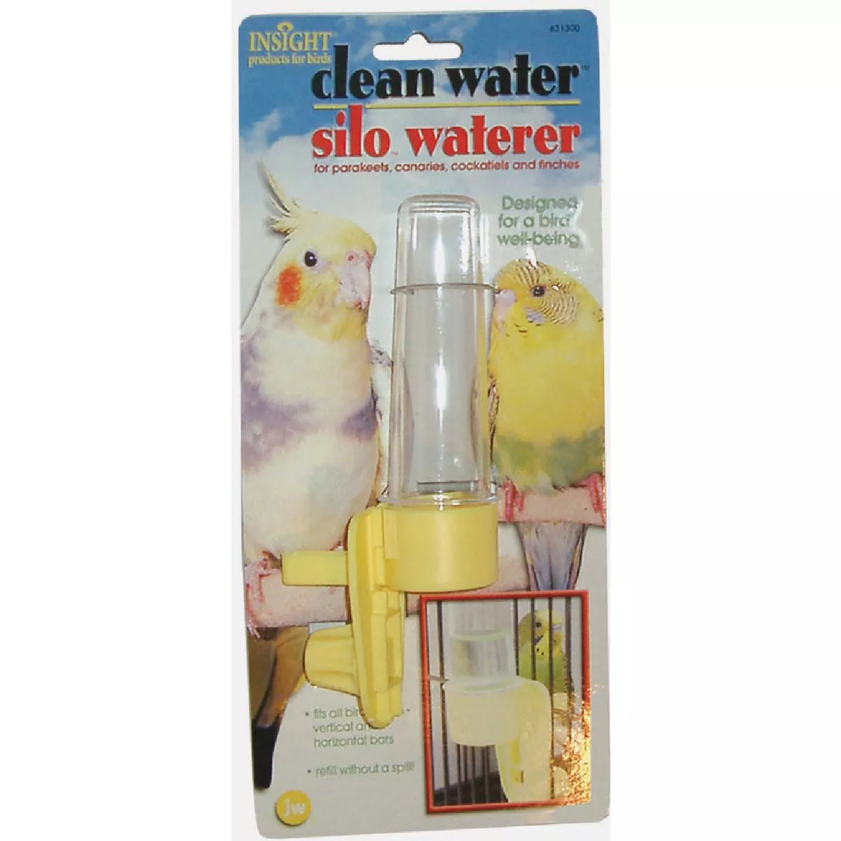JW Pet Small Silo Bird Waterer