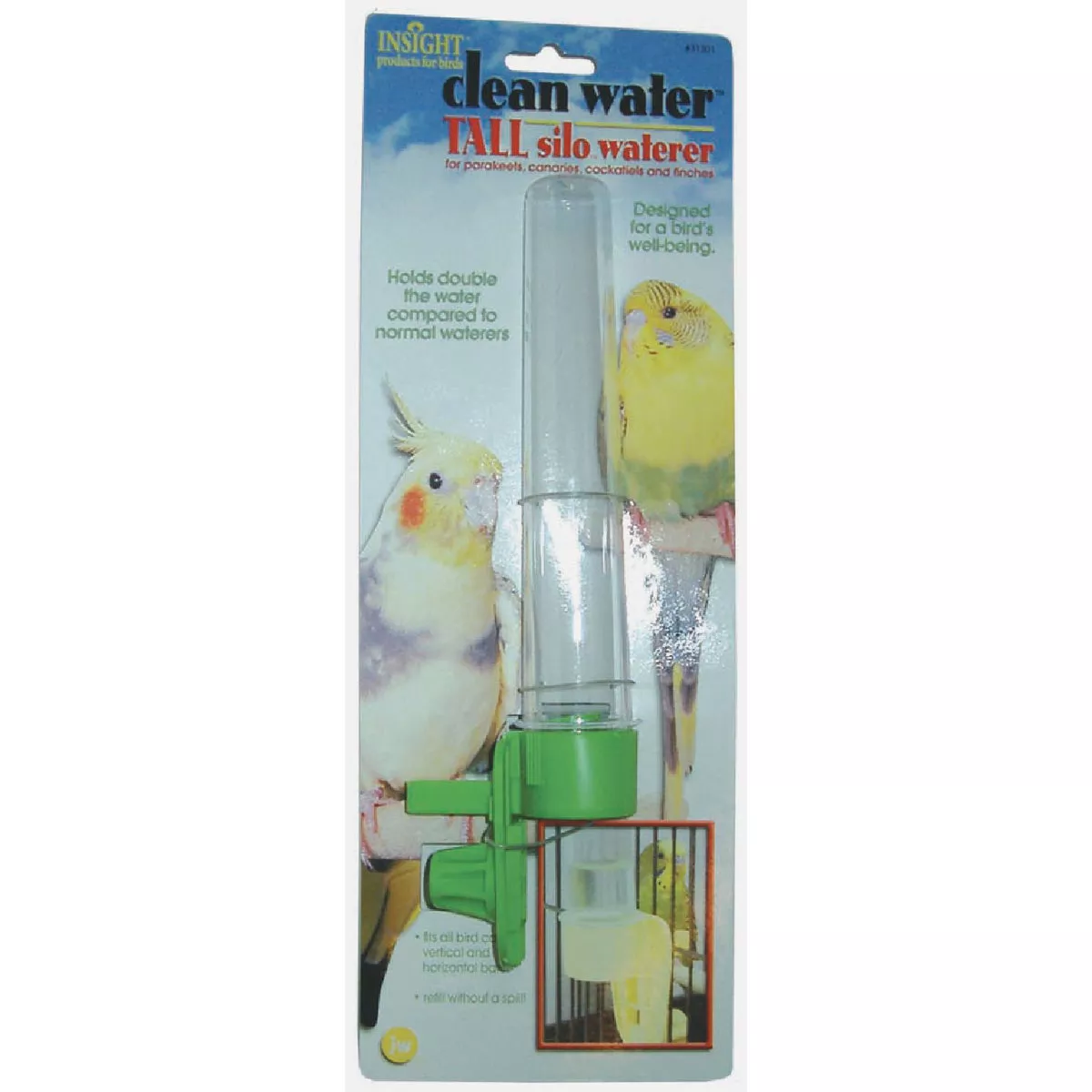 JW Pet Large Silo Bird Waterer