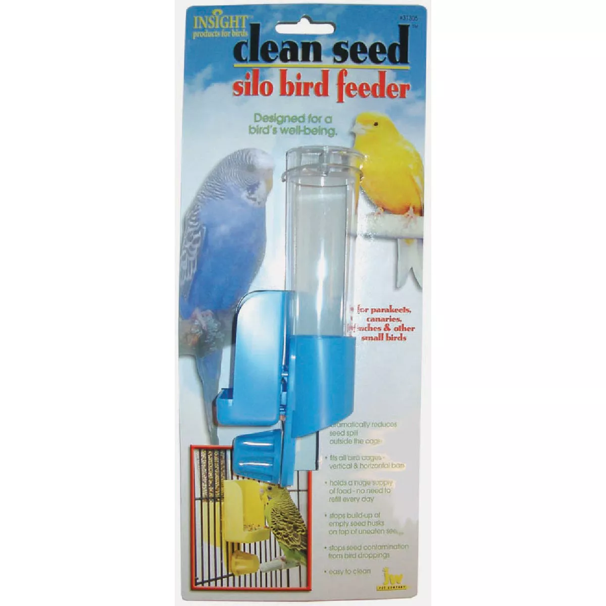 JW Pet Plastic Silo Bird Feeder