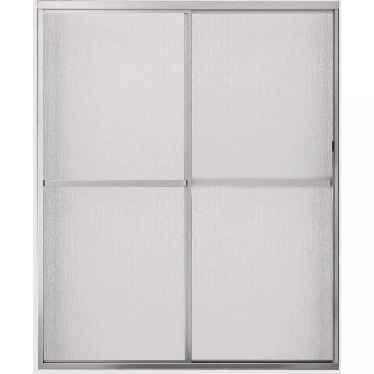 MAAX Polar 54-59 In. x 68 In. Chrome Raindrop Sliding Shower Door