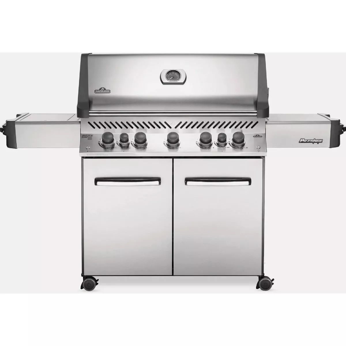 Napoleon Prestige 665 RSIB 7-Burner Natural Gas Grill with Infrared Side & Rear Burners, Stainless Steel