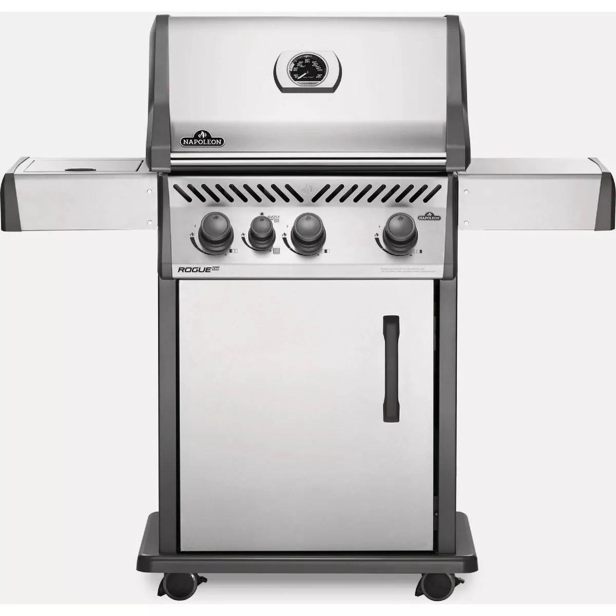 Napoleon Rogue XT 425 SIB 4-Burner LP Gas Grill with Infrared Side Burner, Stainless Steel