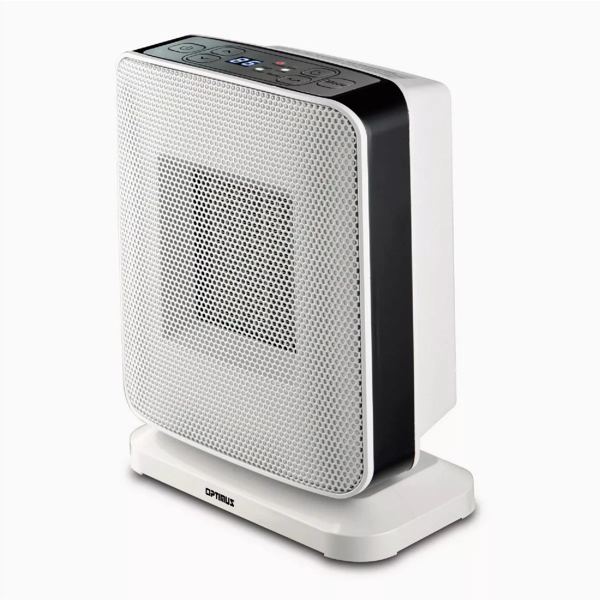 Optimus 1500W 110V Portable Oscillating Ceramic Heater with LED Thermostat