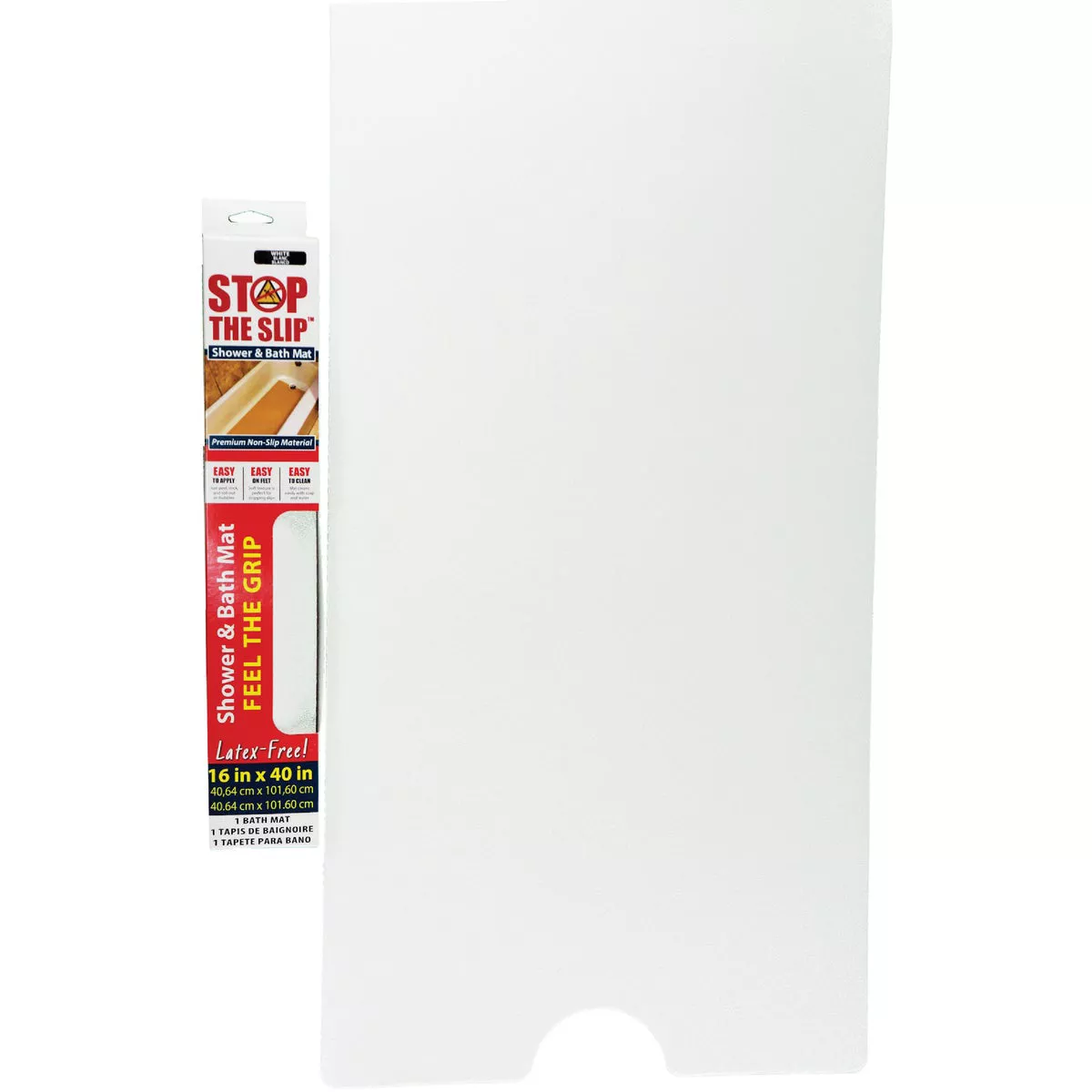 HandiProducts STOP THE SLIP 16 In x 40 In. White Safety Tread