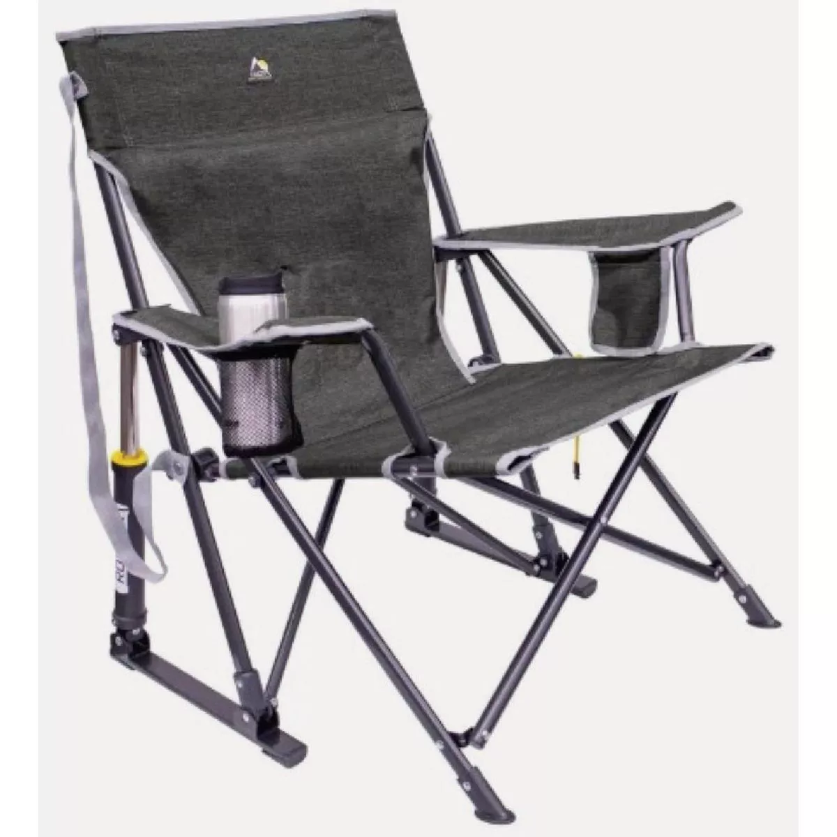 GCI Outdoor Kickback Heathered Pewter Rocker