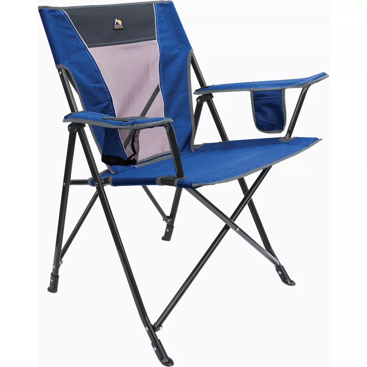 GCI Outdoor Comfort Heathered Royal Quad Chair