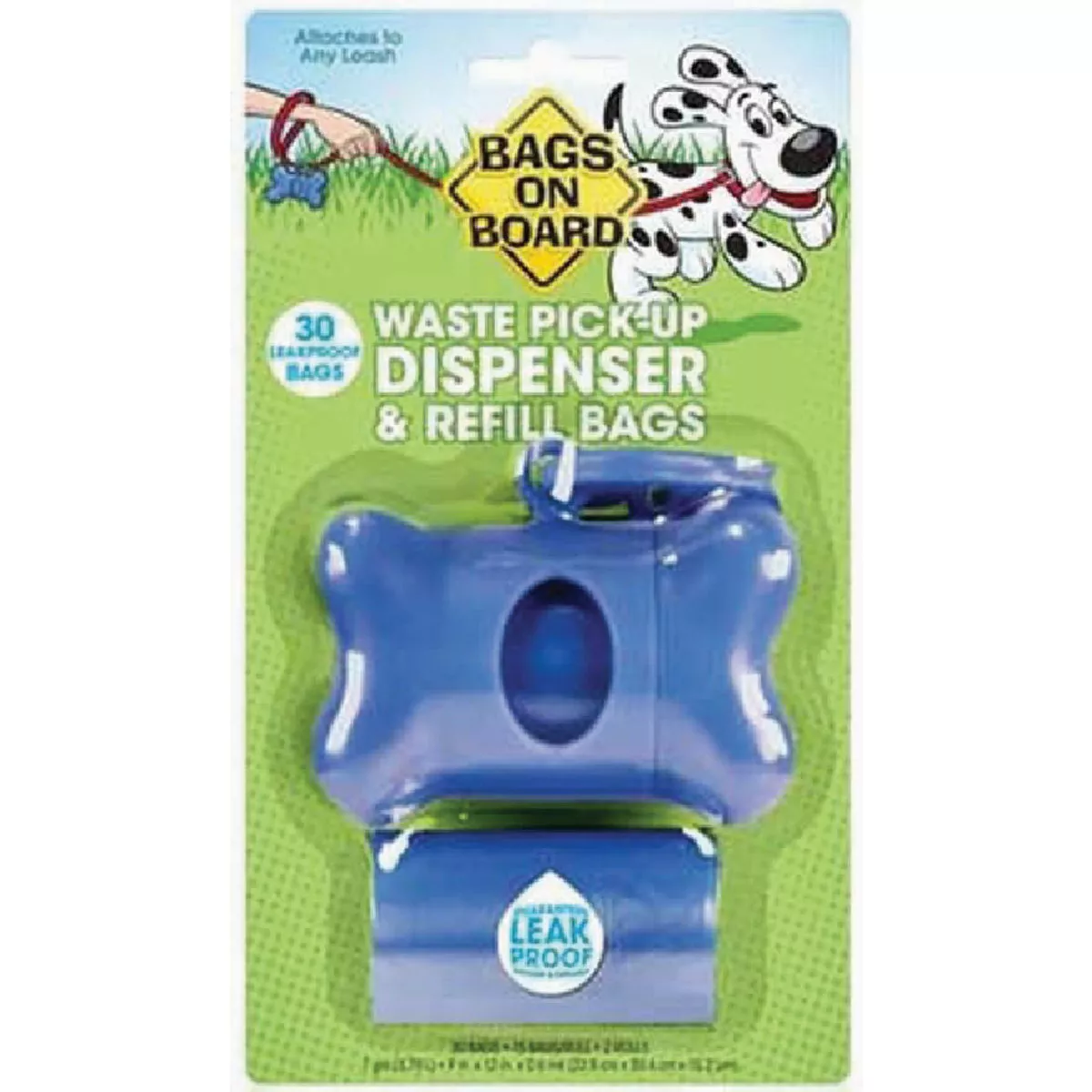 Bags on Board Pet Waste Bag Bone Dispenser