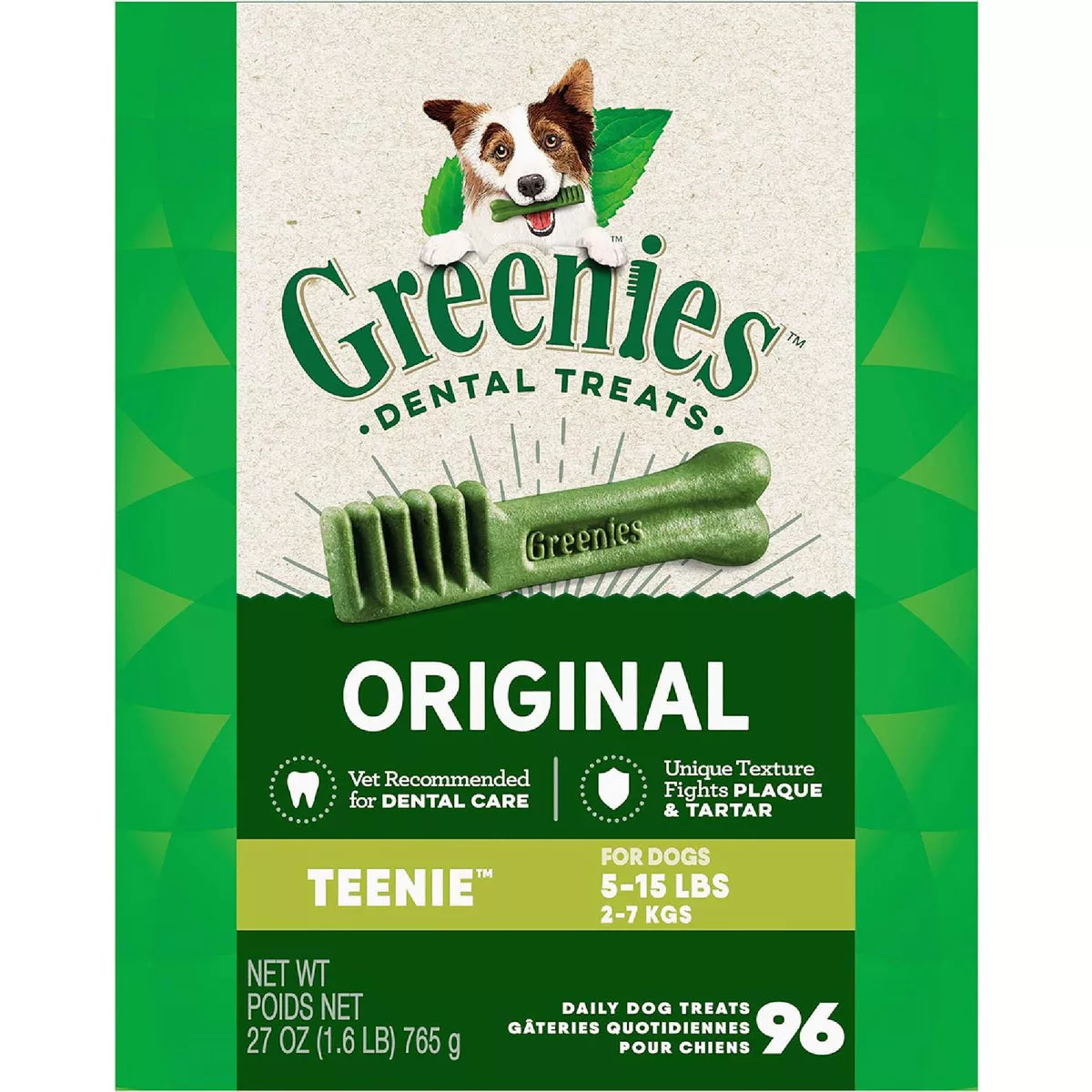 Greenies Teenie Toy Dog Original Flavor Dental Dog Treat (96-Pack) - photo 2