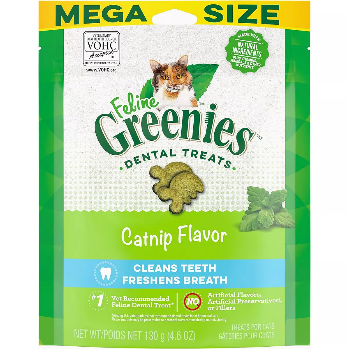 Greenies Catnip 4.6 Oz. Dental Cat Treats - photo 2
