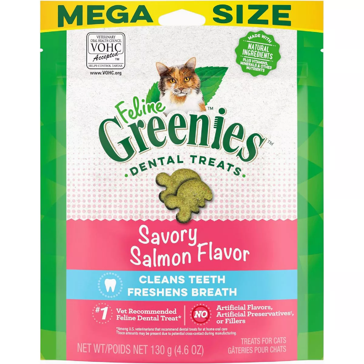 Greenies Savory Salmon 4.6 Oz. Dental Cat Treats - photo 2