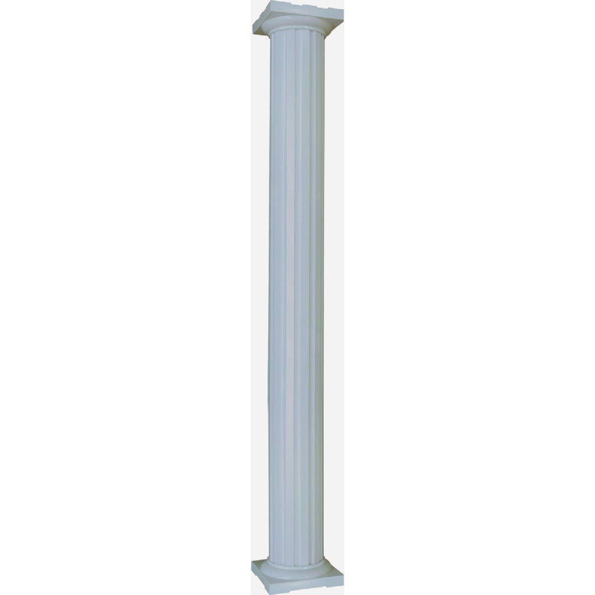 Superior Aluminum Products 8 In. x 10 Ft. Mill Round Fluted Aluminum
