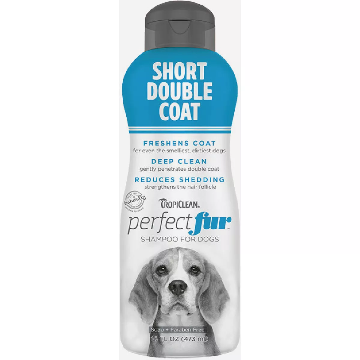 Tropiclean 16 Oz. PerfectFur Short Double Coat Shampoo