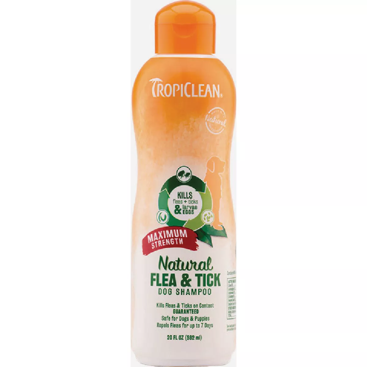Tropiclean 20 Oz, Flea & TIck Dog Shampoo