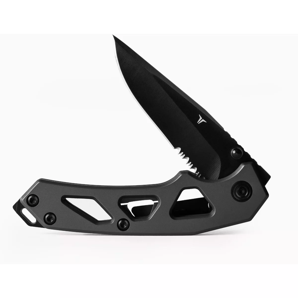 True Utility EDC 3.25 In. Oxidized Stainless Steel Pocket Knife-