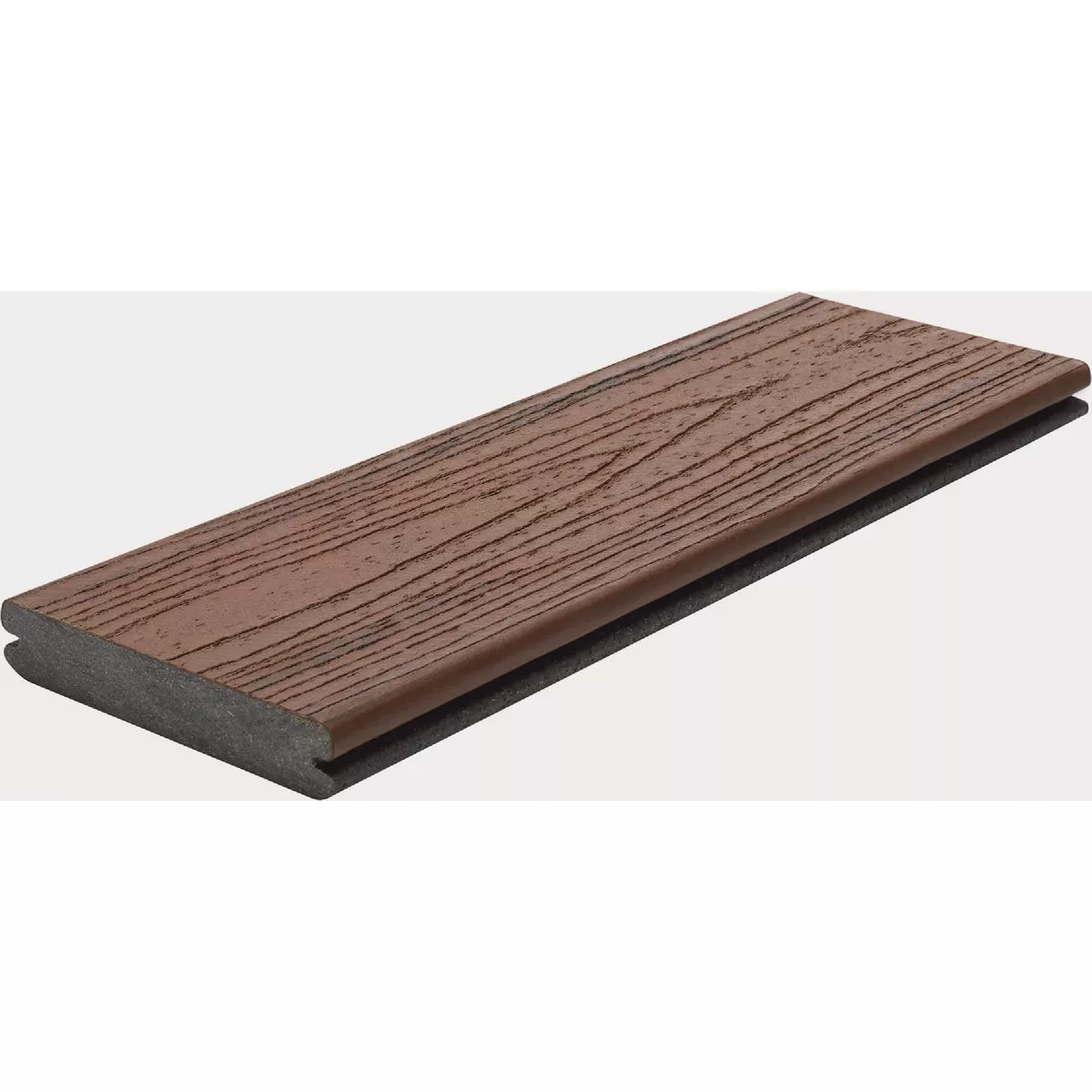 Trex Transcend Tropicals 1 In. x 6 In. x 16 Ft. Lava Rock Grooved Edge Composite Deck Board