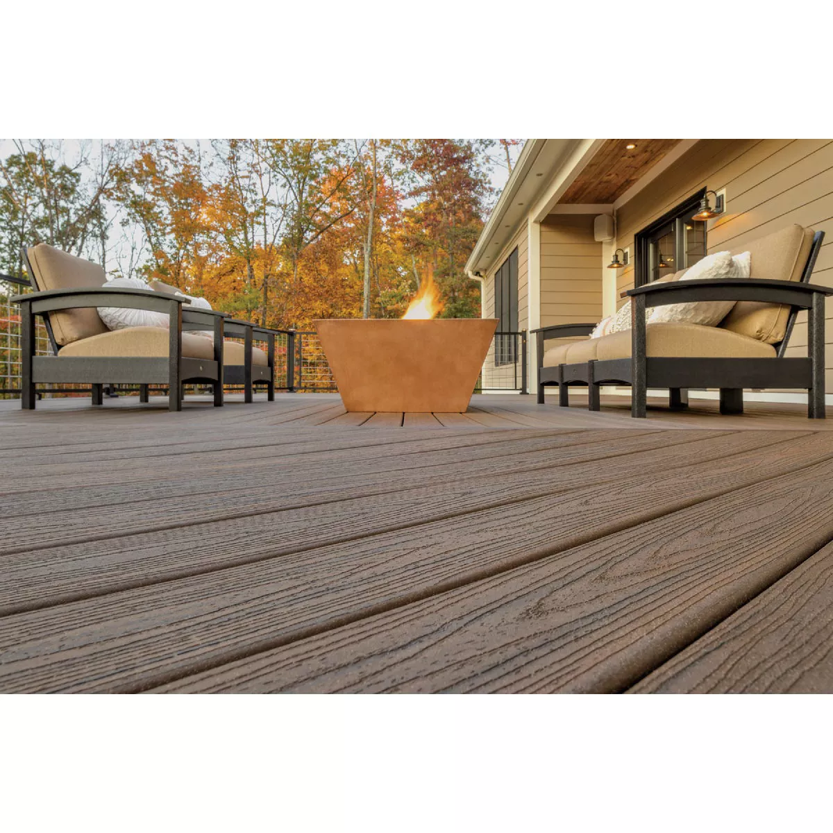 Trex Transcend Tropicals 1 In. x 8 In. x 12 Ft. Spiced Rum Square Edge Composite Fascia - photo 4
