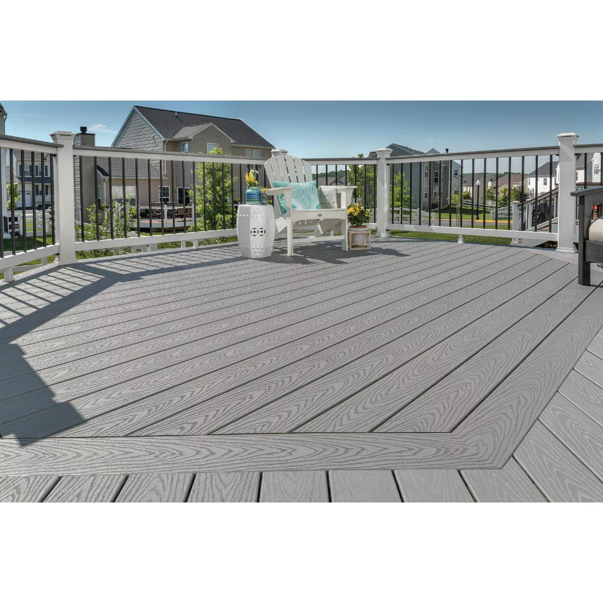 Trex Select 1 In. x 8 In. x 12 Ft. Pebble Grey Square Edge Composite Deck Fascia Board - photo 4