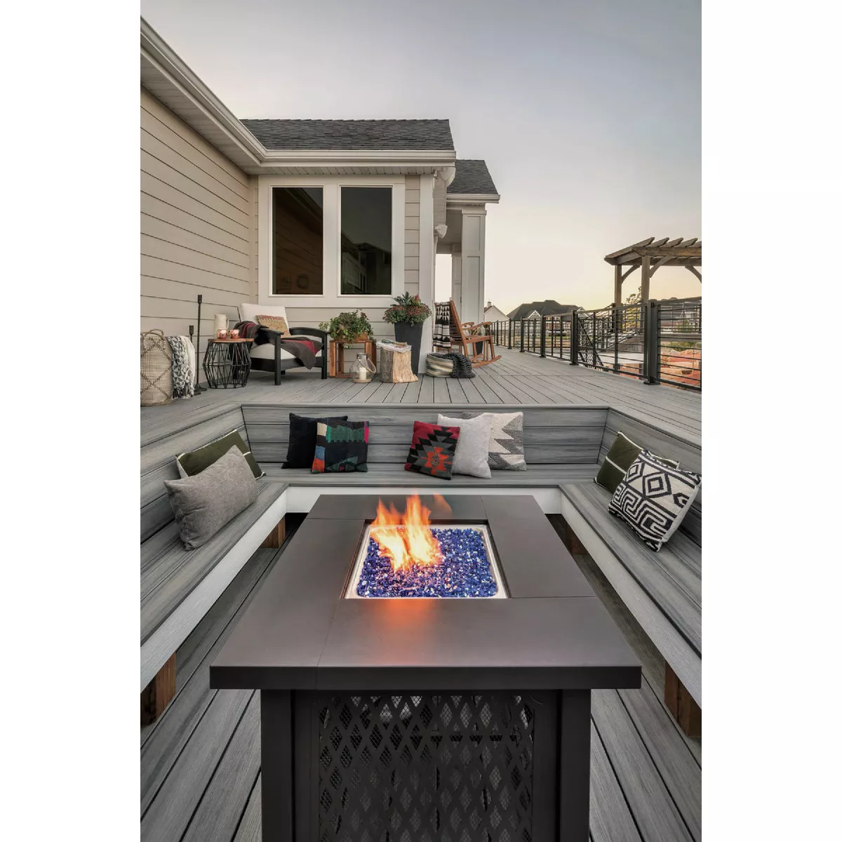Trex Transcend Tropicals 1 In. x 12 In. x 12 Ft. Island Mist Square Edge Composite Fascia - photo 2