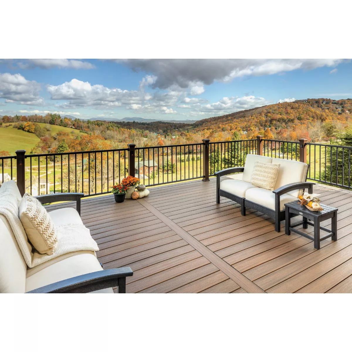 Trex Enhance Naturals 1 In. x 6 In. x 16 Ft. Toasted Sand Square Edge Composite Deck Board - photo 4