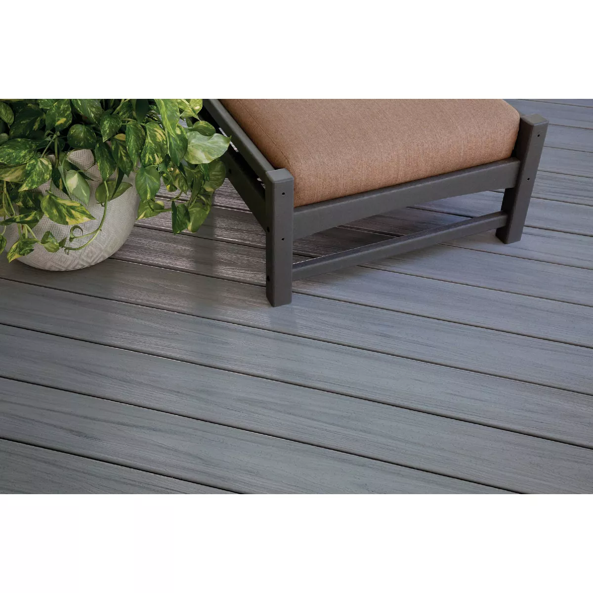 Trex Enhance Naturals 1 In. x 6 In. x 16 Ft. Foggy Wharf Square Edge Composite Deck Board - photo 3