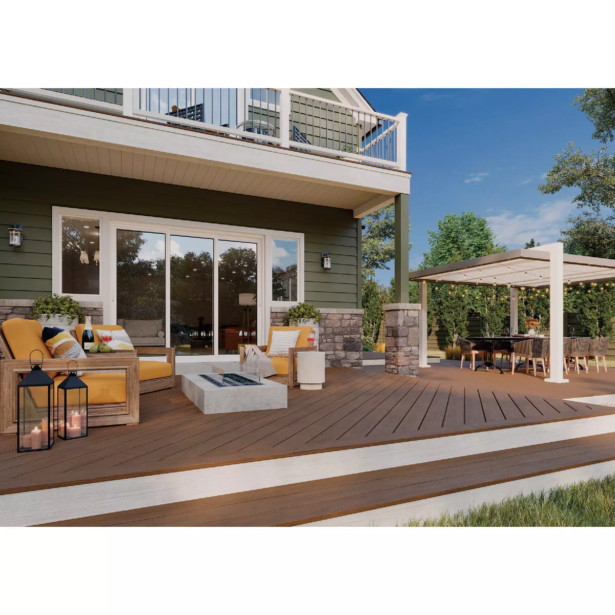 Trex Transcend Lineage 1 In. x 12 In. x 12 Ft. Jasper Square Edge Composite Deck Fascia - photo 4