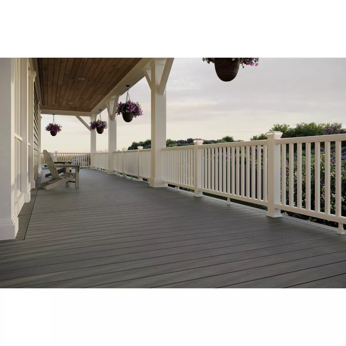 Trex Transcend Lineage 1 In. x 12 In. x 12 Ft. Island Mist Square Edge Composite Deck Fascia - photo 2