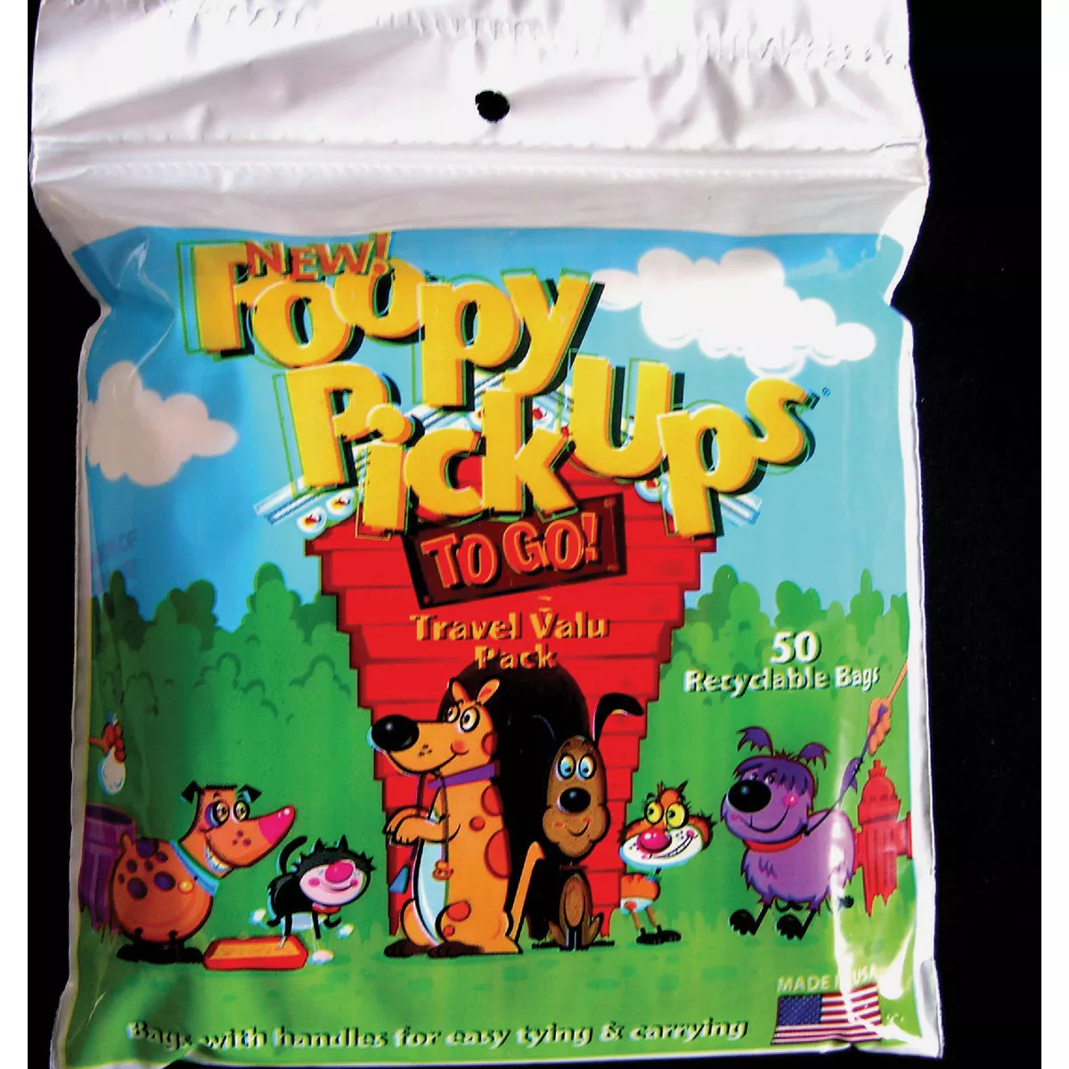 Poopy Pickups To Go Travel Value Pack (50-Pack)