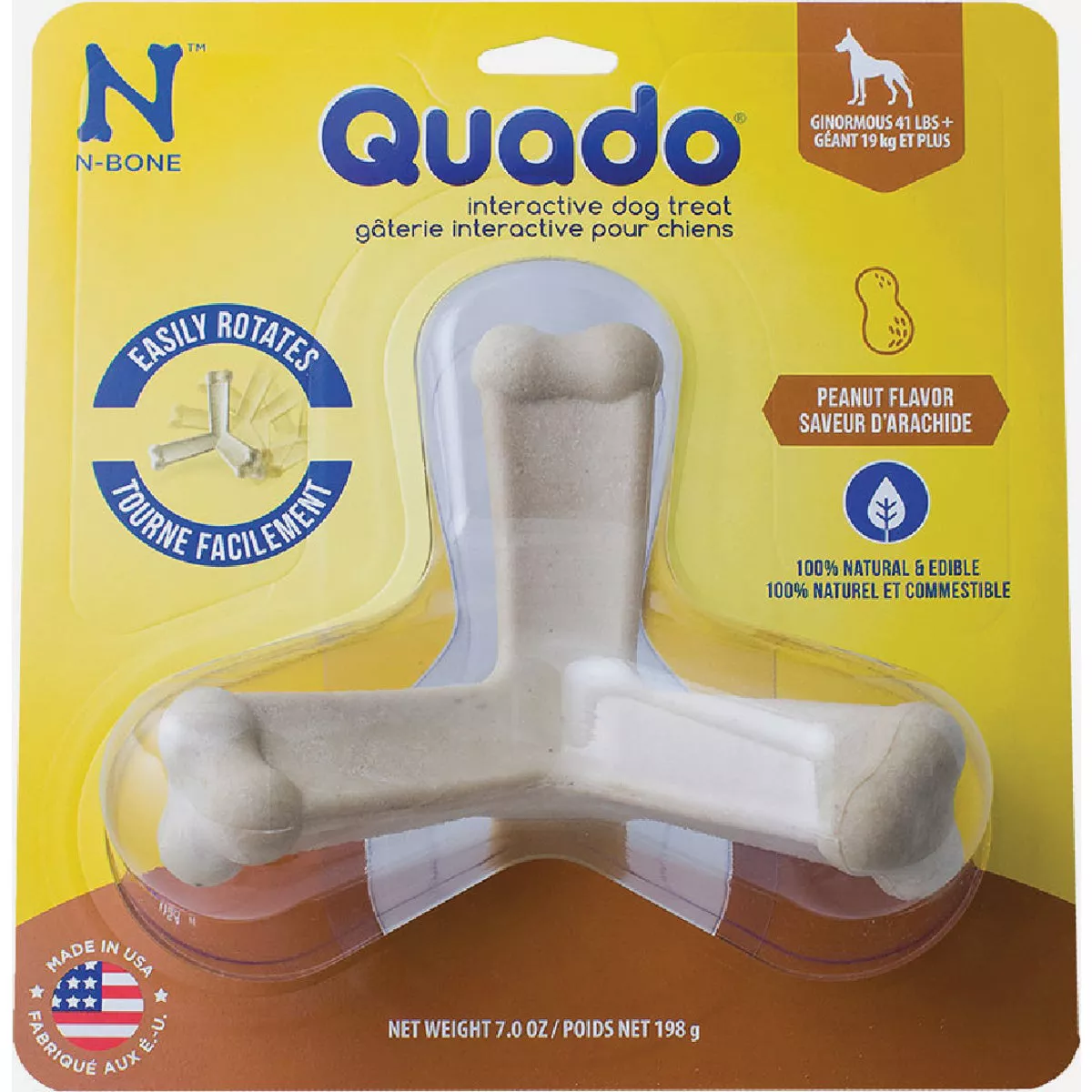 N-Bone Large Peanut Butter Dog Treat