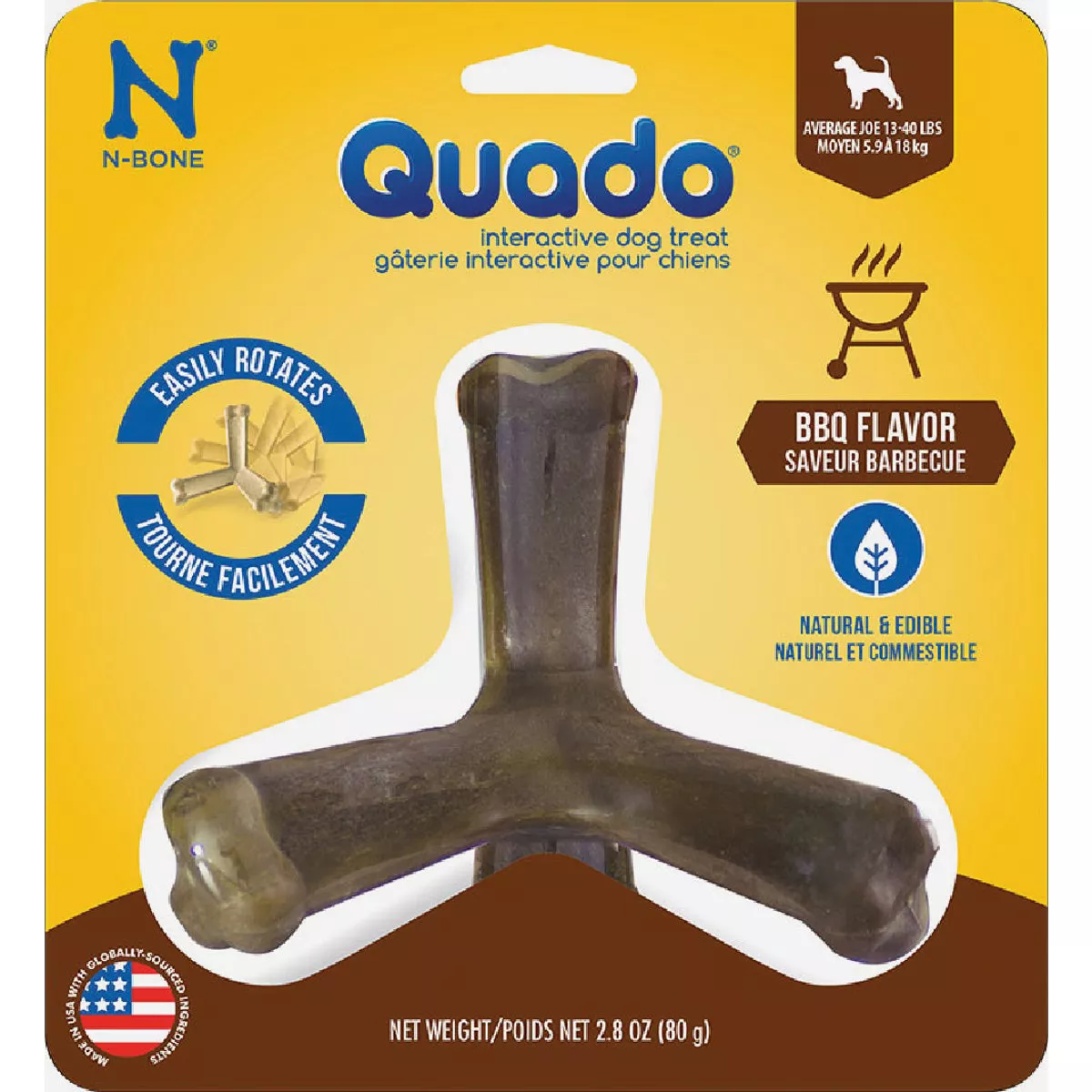 N-Bone Medium Quado BBQ Dog Treat