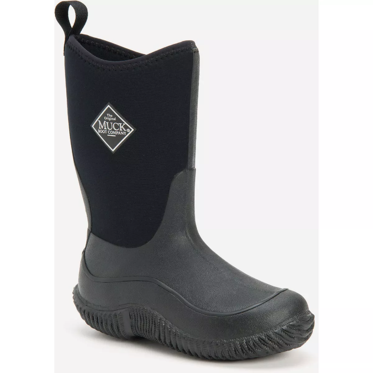 MUCK Hale Kid's Black Boot, Size 4