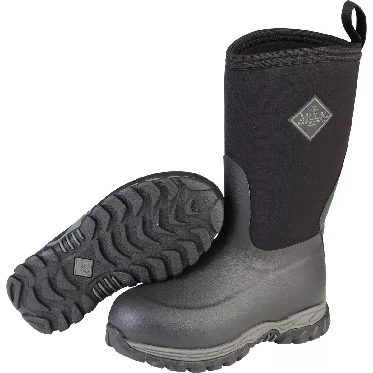 MUCK Rugged II Kid's Black Boot, Size 6