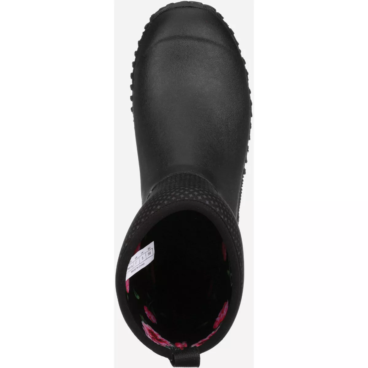 MUCK Muckster II Women's Black/Charcoal/Rose Print Mid Boot, Size 8 - photo 4