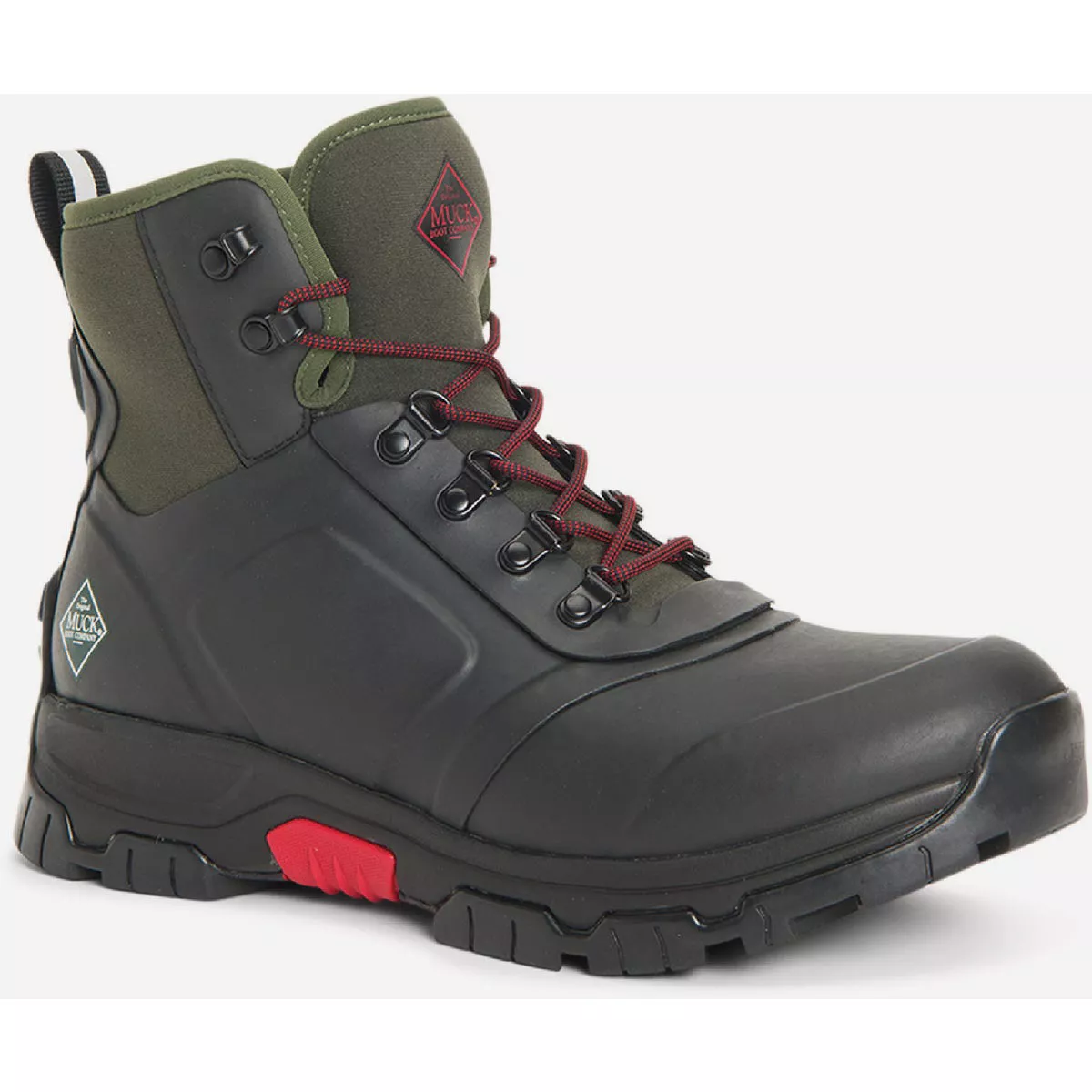 MUCK Apex Men's Black Lace Up Boot, Size 10