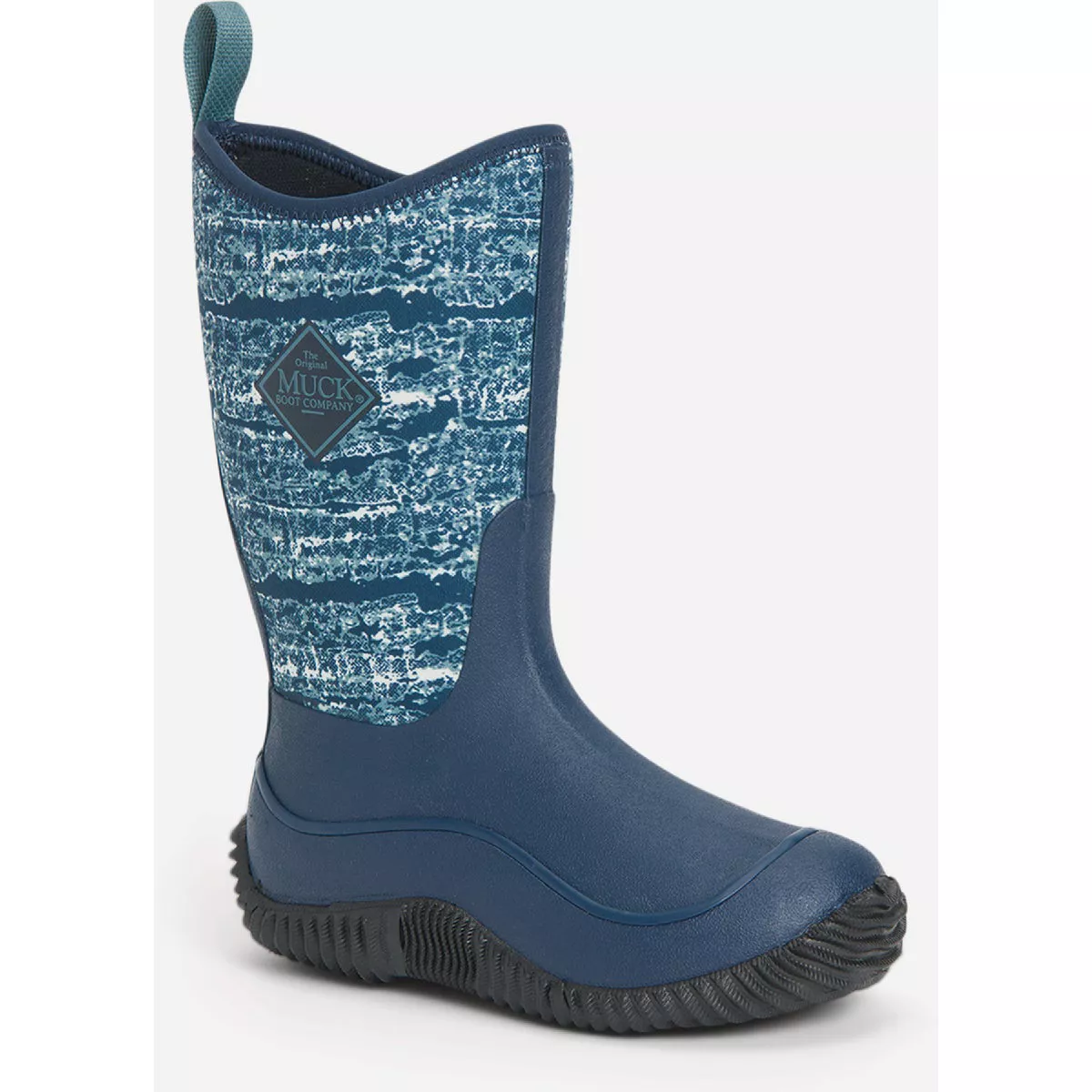 MUCK Hale Kid's Dress Blues/Trooper/Digital Terrain Print Boot, Size 3