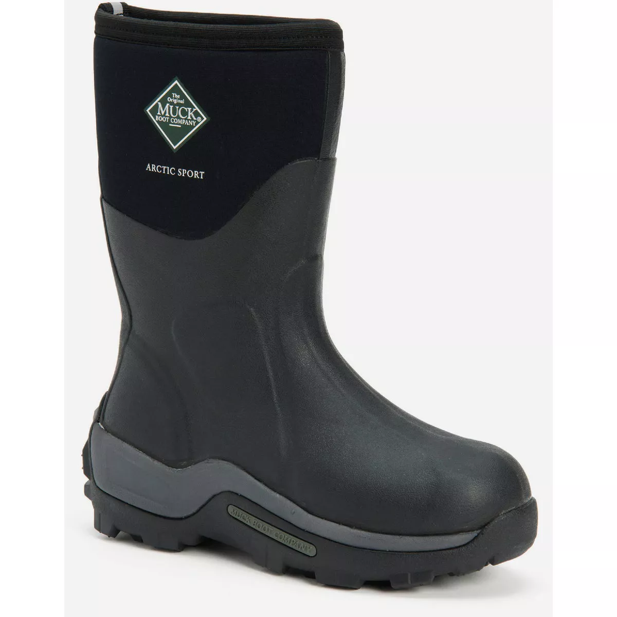 MUCK Arctic Sport Men's Black Mid Boot, Size 5