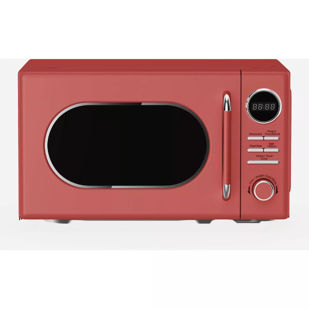 Magic Chef .7 Cu. Ft. 700W Red Retro Style Countertop Microwave