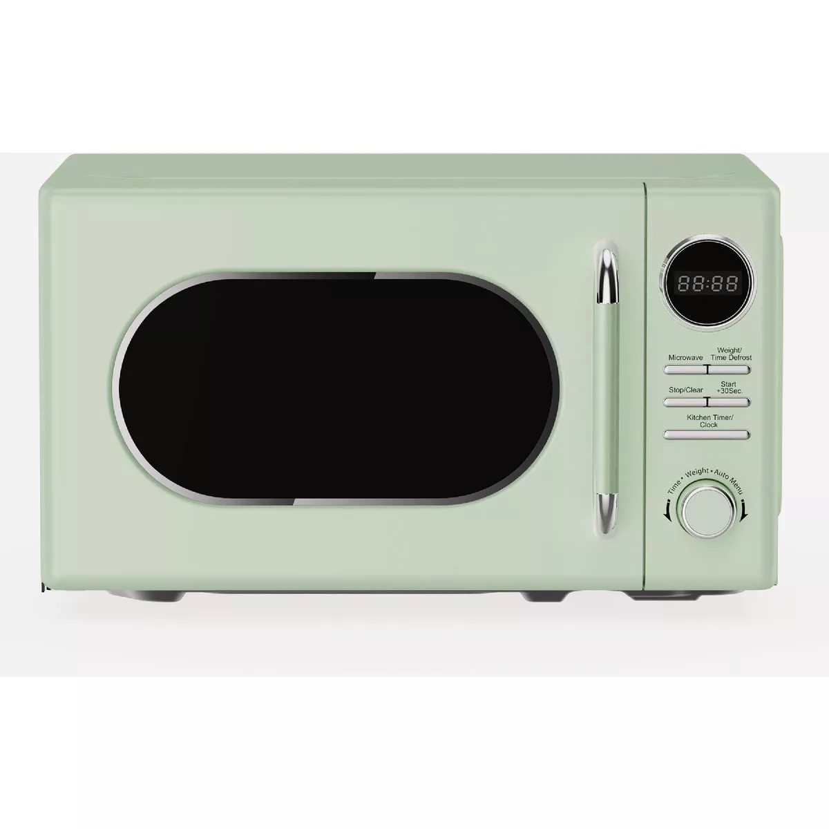Magic Chef .7 Cu. Ft. 700W Mint Green Retro Style Countertop Microwave