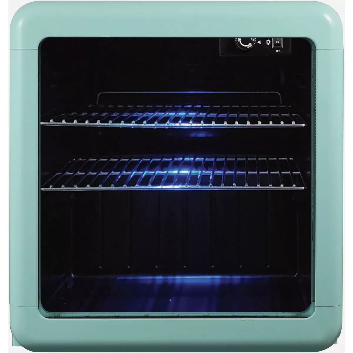 Magic Chef 1.7 Cu. Ft. Mint Green Retro Style Beverage Cooler